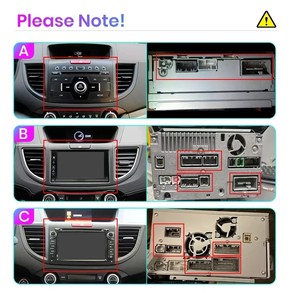 Android 15 Car Radio for Honda CRV CR-V 4 RM RE 2012 2013 2014 2015 2016 Navigation GPS Multimedia Video Player Stereo Wifi+4G