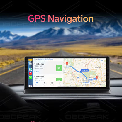 K2 Pro Carplay & Android Auto Dash Cam 11.3" Rearview Camera DVR 4K 2160P GPS Navigation Video Recorder Dashboard Reverse Image