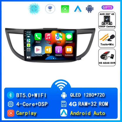 Android 15 Car Radio for Honda CRV CR-V 4 RM RE 2012 2013 2014 2015 2016 Navigation GPS Multimedia Video Player Stereo Wifi+4G