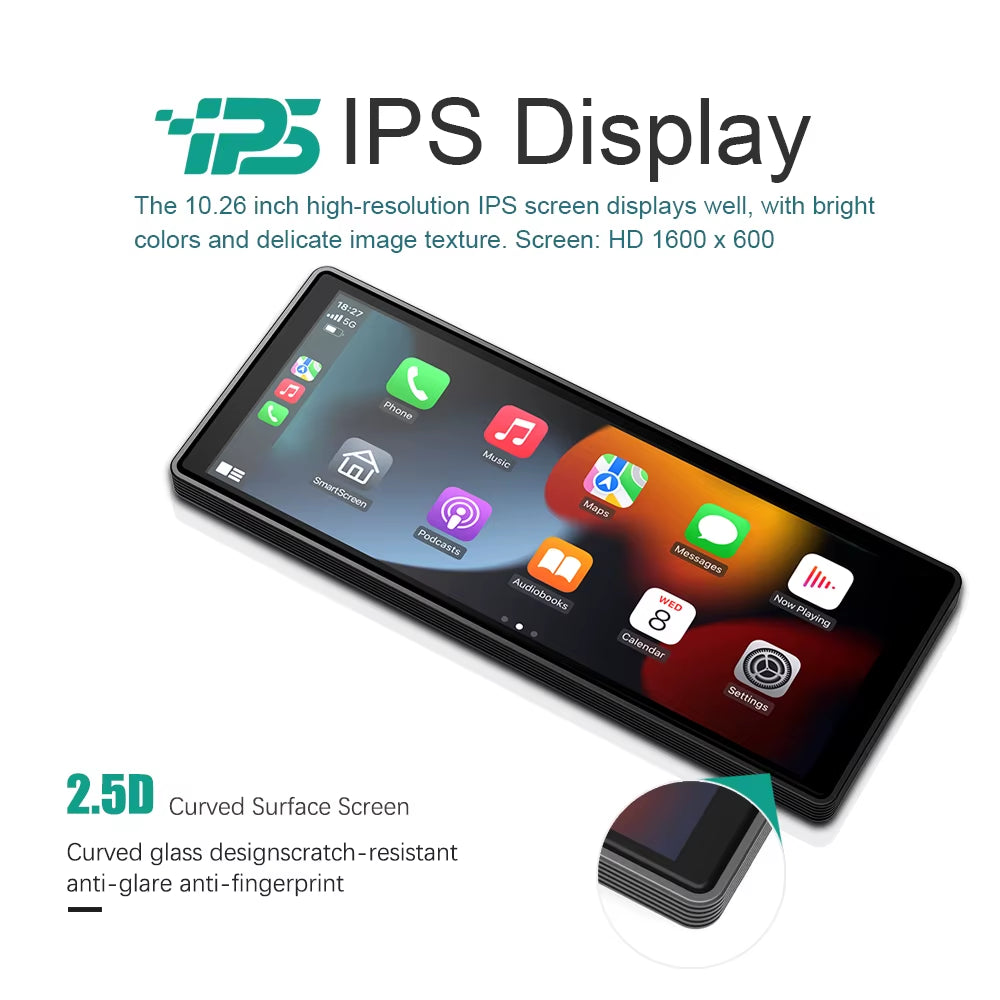 Universal 10.26 Inch Car Radio Multimedia WIFI Video Player Wireless Carplay & Android Auto for Apple or Android MP5 Player