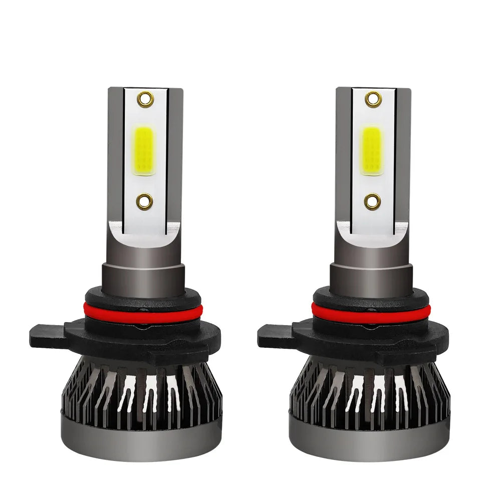 2Pcs/Pair Mini Lights Auto H7 LED H4 Bulb H3 H8 H9 H11 9005 9006 9012 6000LM Car Headlight H1 6000K Auto Fog Light 12V LED Bulb