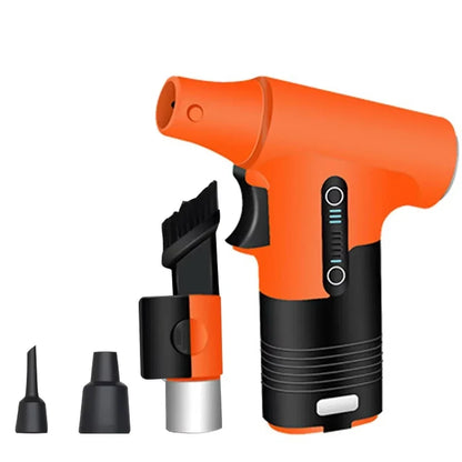 X3 130000RPM Turbofan High Power Jet Fan Air Duster Motor Variable Speed Dust Blower Brushless Cleaning Tool Handheld Air Blower