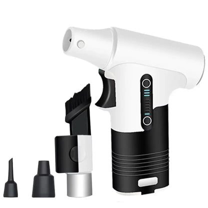 X3 130000RPM Turbofan High Power Jet Fan Air Duster Motor Variable Speed Dust Blower Brushless Cleaning Tool Handheld Air Blower