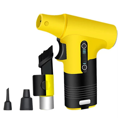 X3 130000RPM Turbofan High Power Jet Fan Air Duster Motor Variable Speed Dust Blower Brushless Cleaning Tool Handheld Air Blower